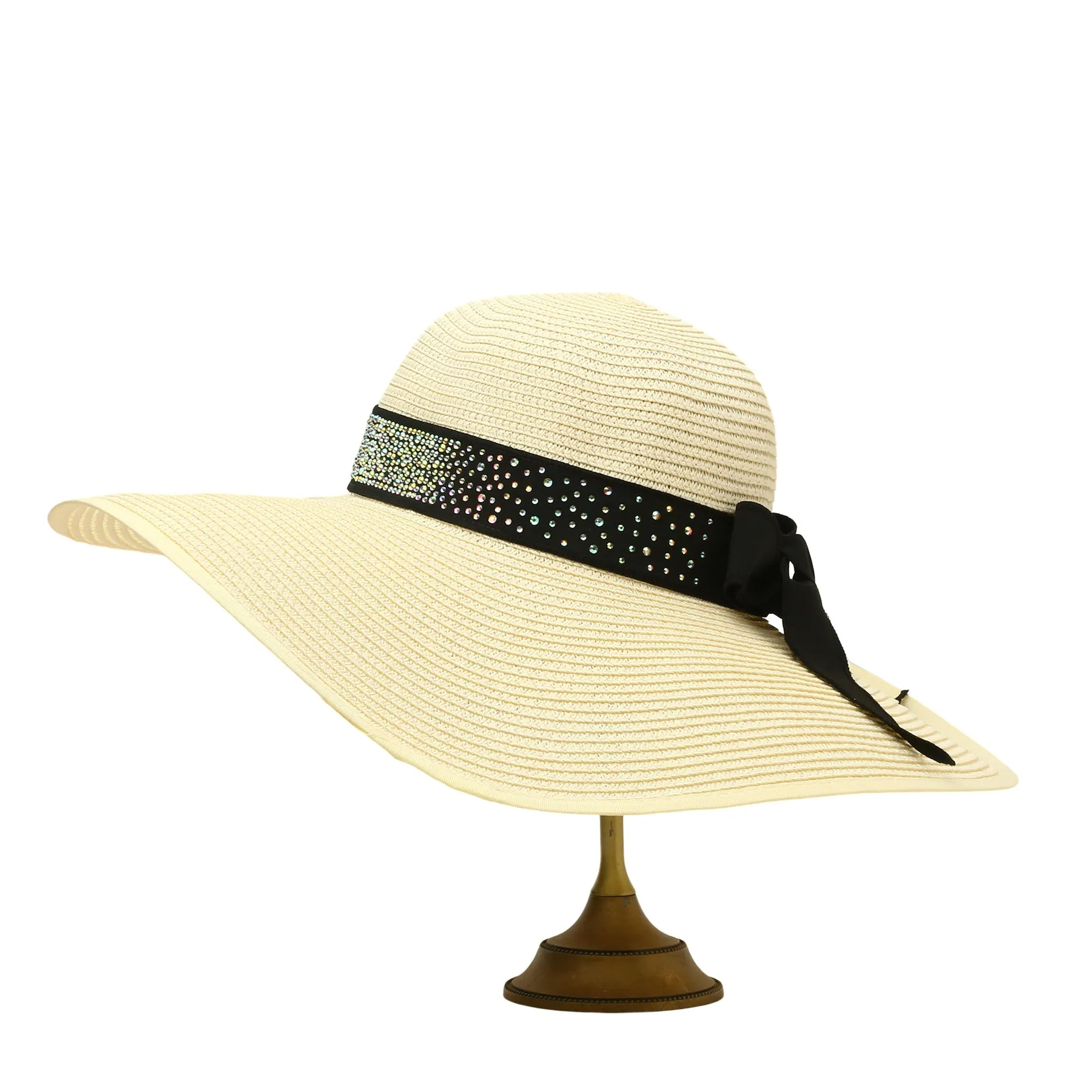 Kate Designer Beach Hat in Cream