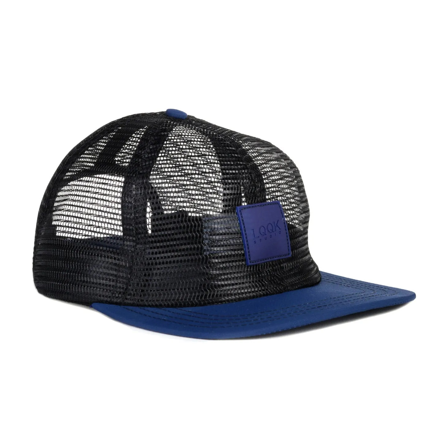 LQQK STUDIO MESH CROWN CAP NAVY / BLACK