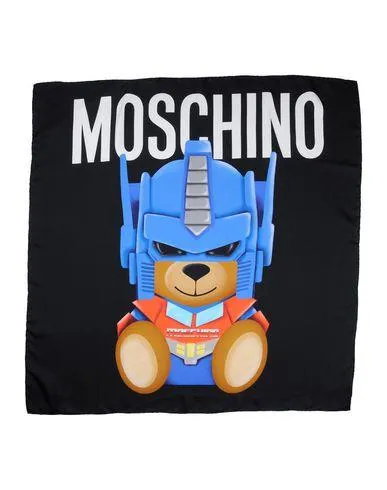 Moschino Women Square scarf Black -- --