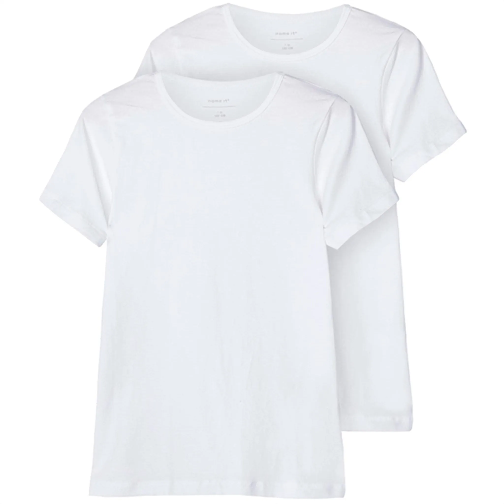 Name it Bright White Slim T-Shirt 2-pack Noos