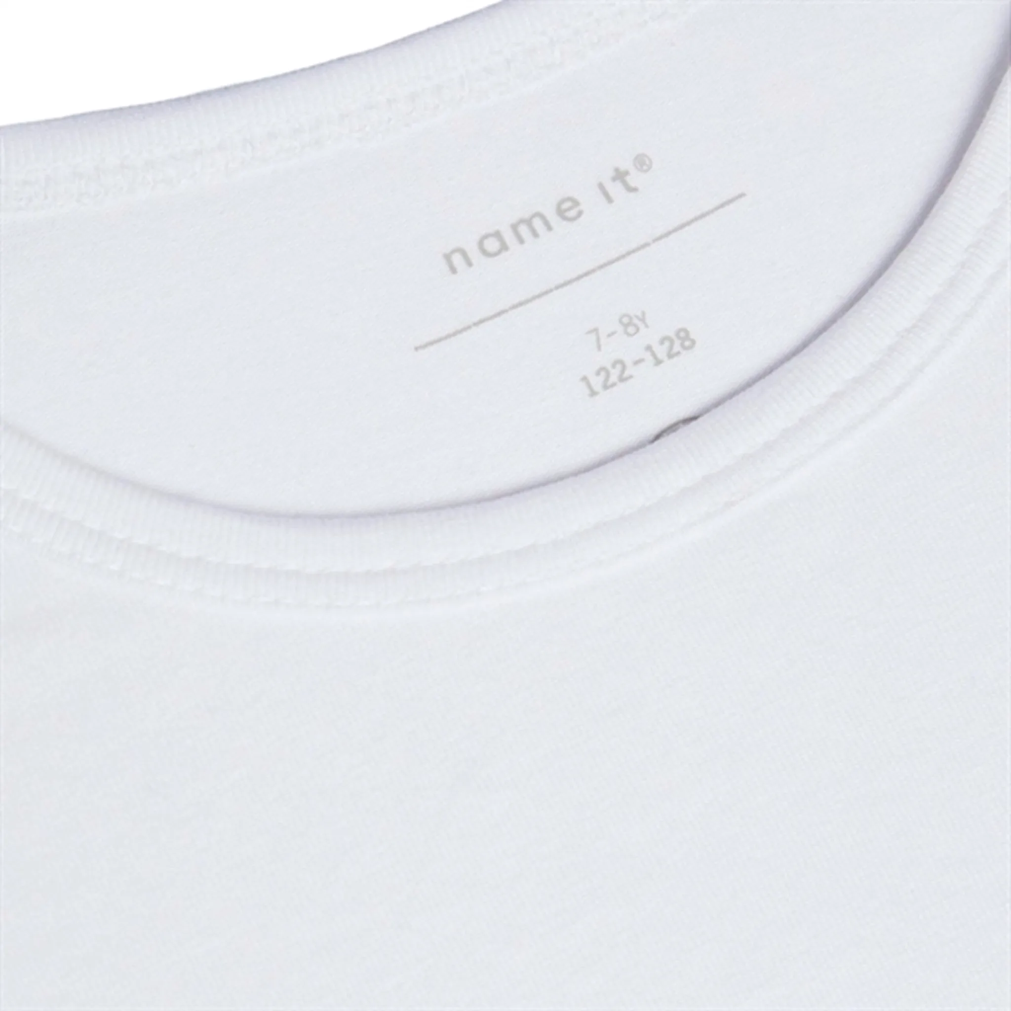 Name it Bright White Slim T-Shirt 2-pack Noos