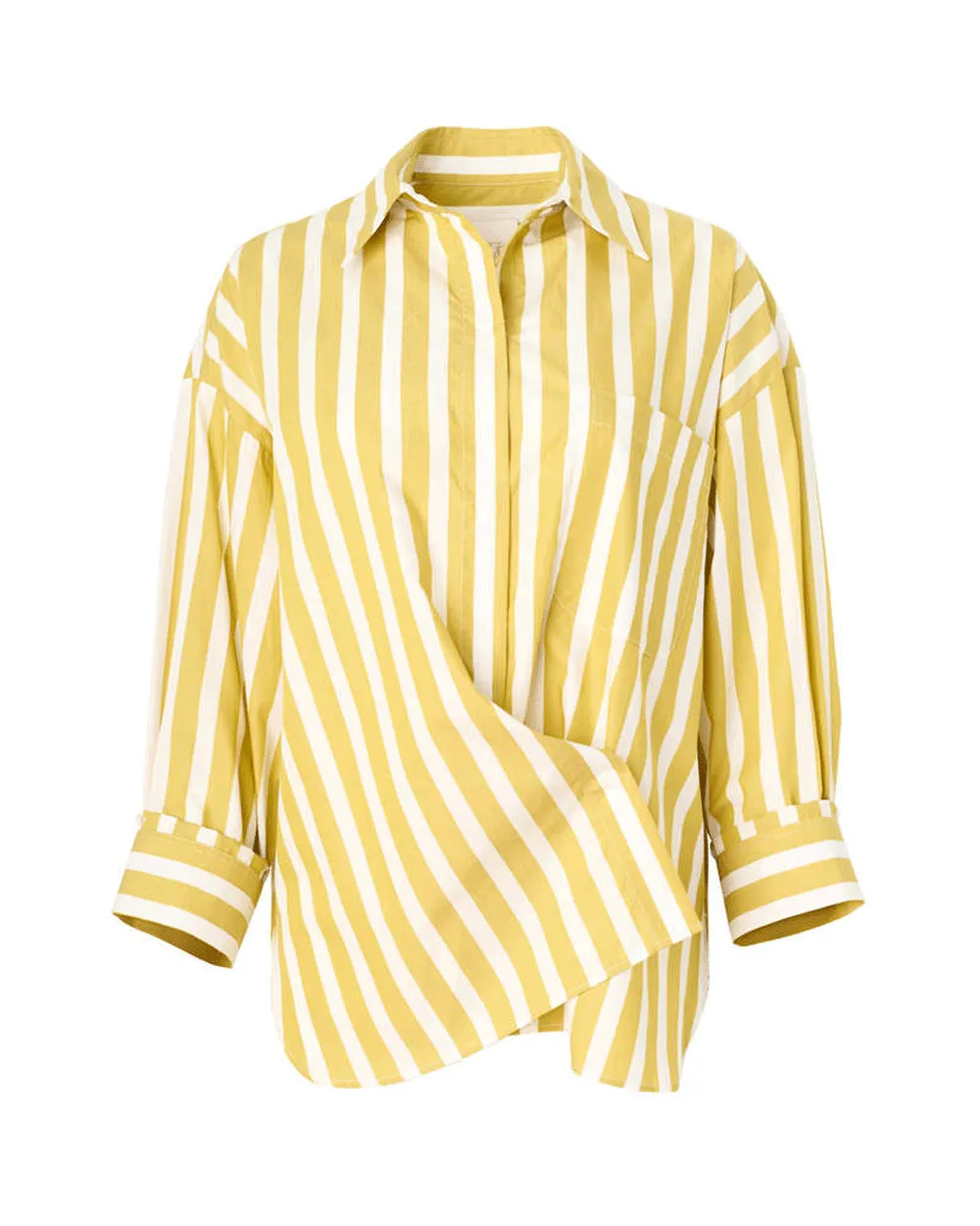 New Earl Awning Yellow Stripe Shirt