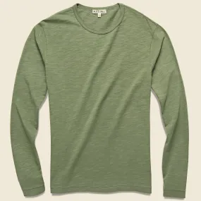 New Standard Slub Crew Tee - Military Green