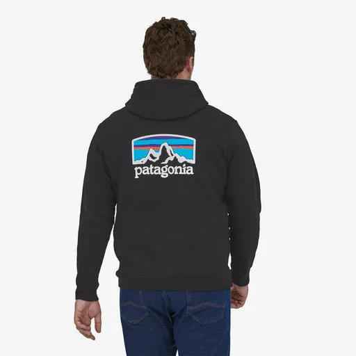 Patagonia Fitz Roy Horizons Uprisal Hooded Sweatshirt-Black