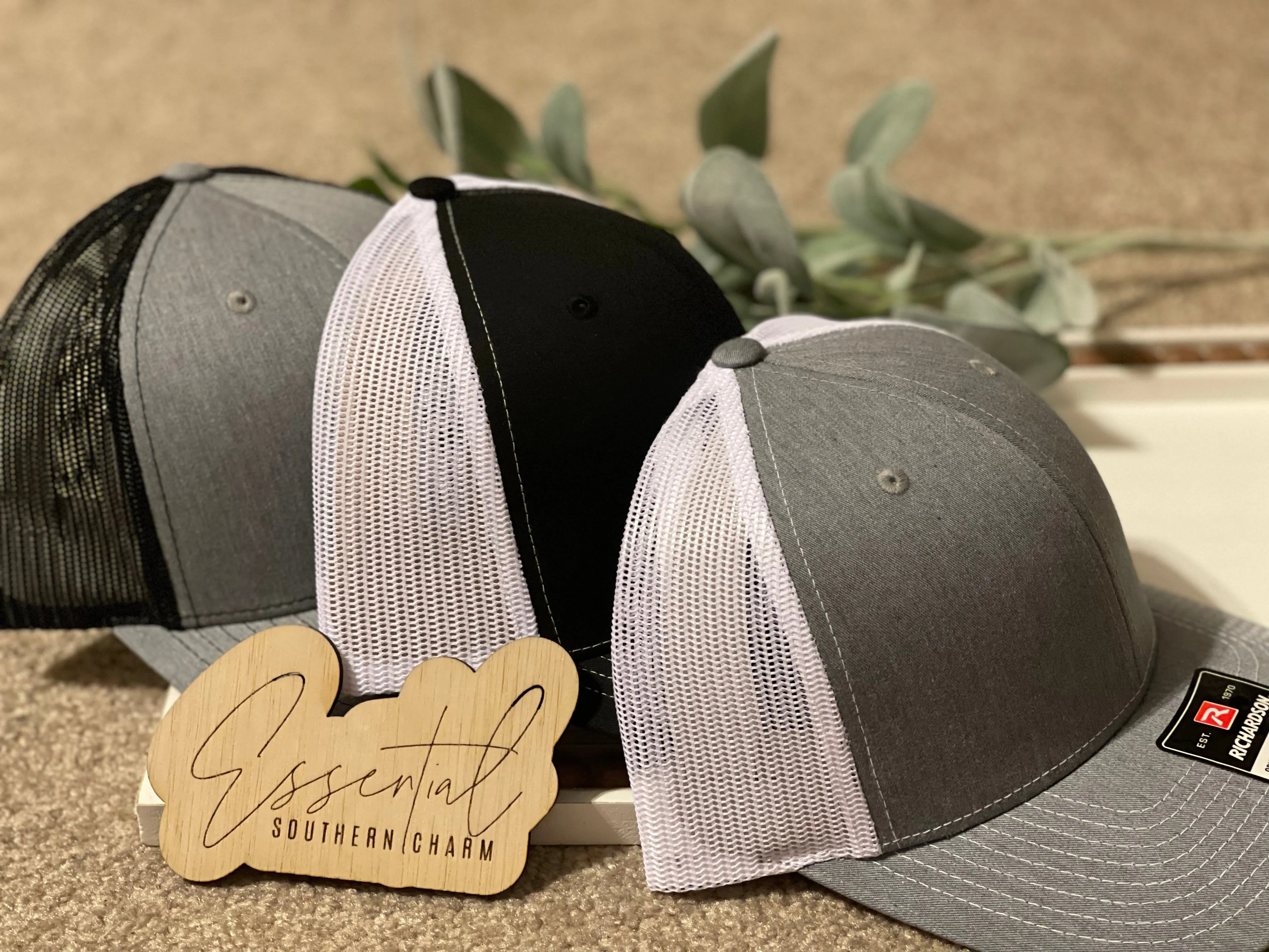 Personalized Leather Patch Hat