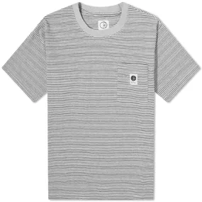 Polar Skate Co. Stripe Pocket T-ShirtGrey