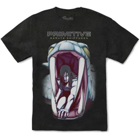 Primitive Skateboarding Naruto x Primitive Orochimaru Washed T Shirt