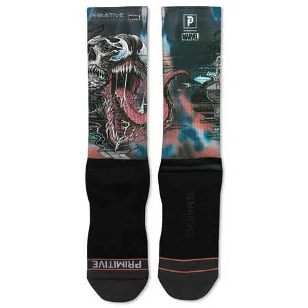 Primitive Skateboarding Primitive x Marvel Venom Crew Socks