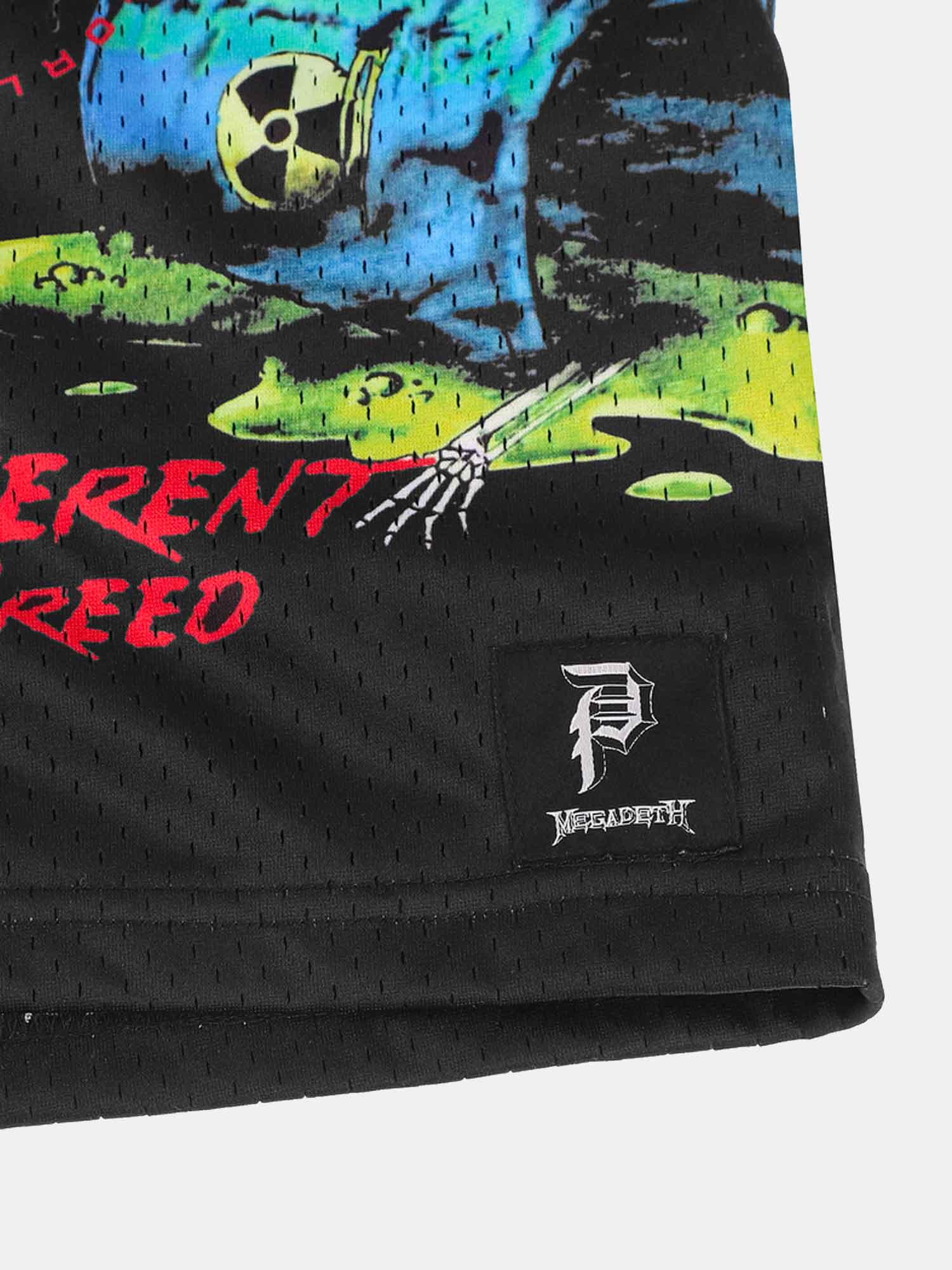 Primitive x Megadeath Birth Mesh Shorts