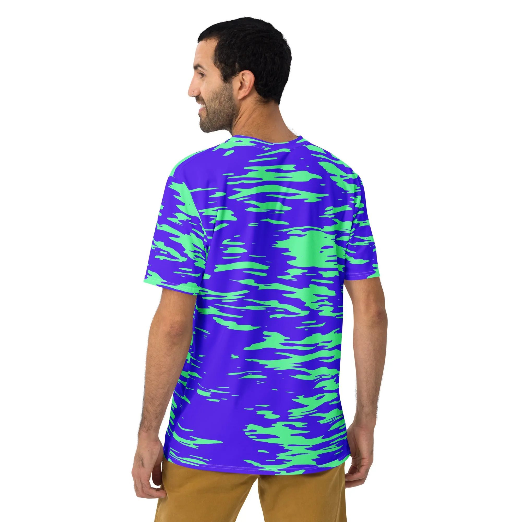 Purple Mint Rave Zebra Stripe Unisex T-Shirt