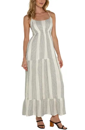 Racerback Tiered Maxi Dress