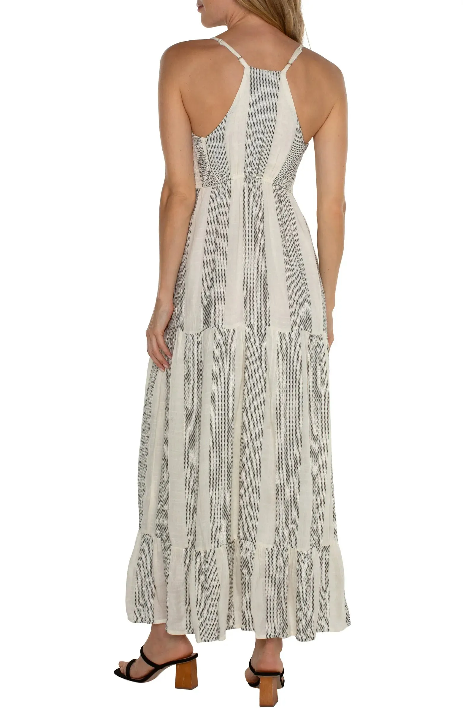 Racerback Tiered Maxi Dress