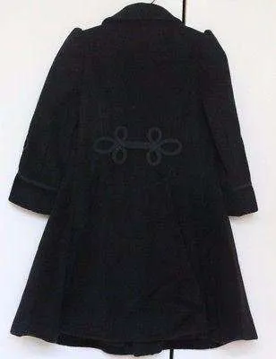 RALPH LAUREN BABY BLACK CASHMERE BLEND COAT 2 YEARS