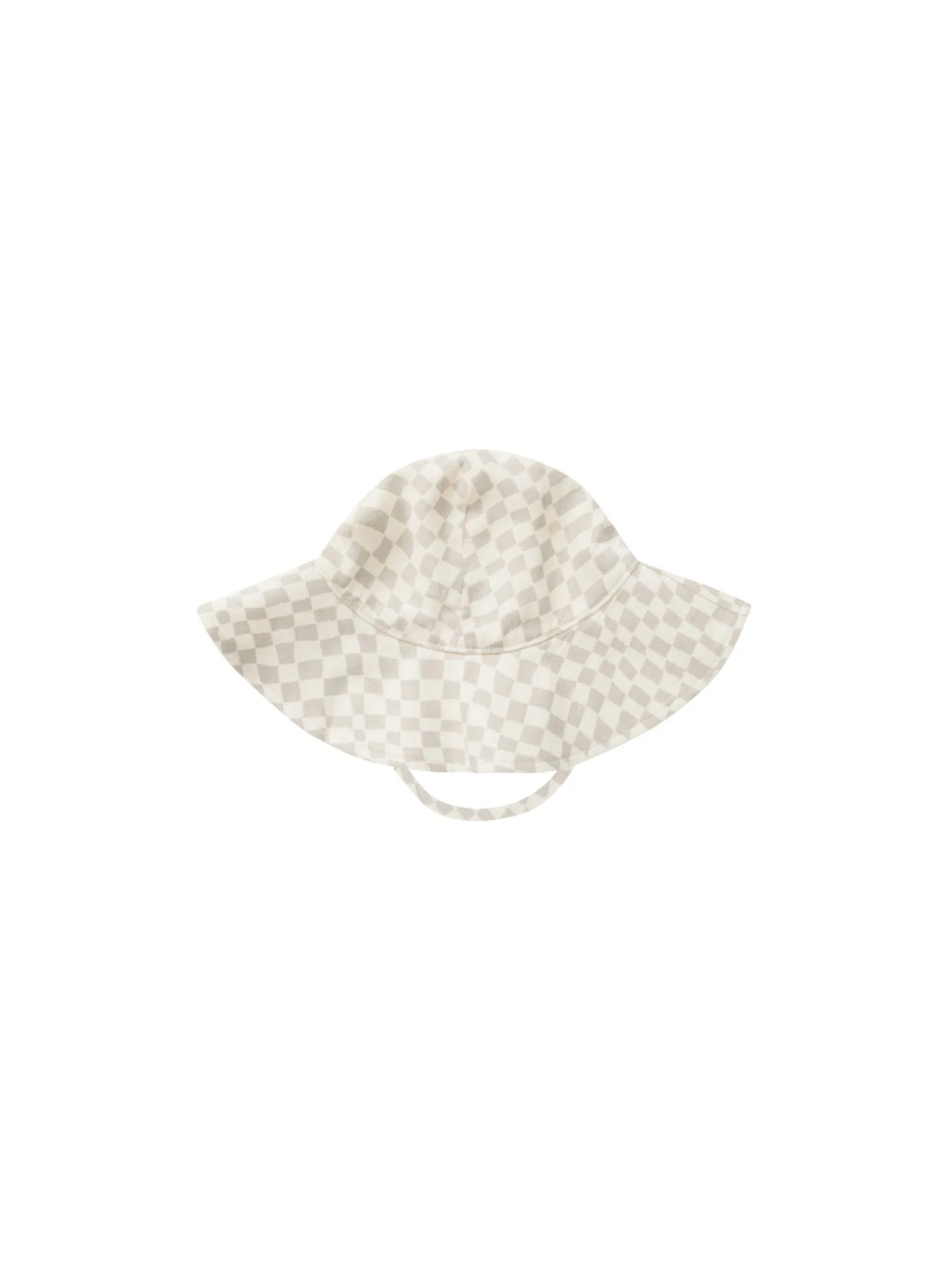 Rylee & Cru - Dove Check Floppy Sun Hat