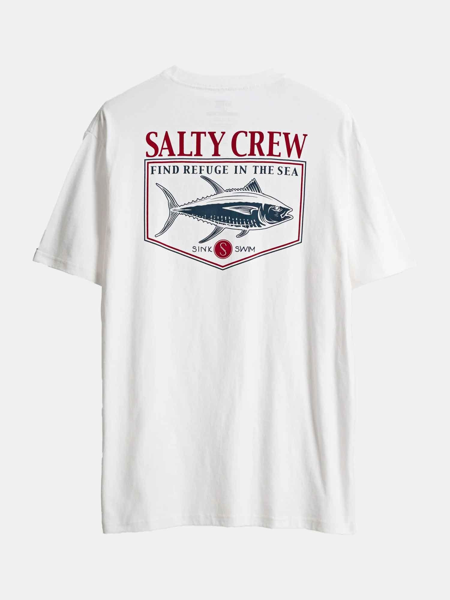 Salty Crew Angler Standard Tee - White