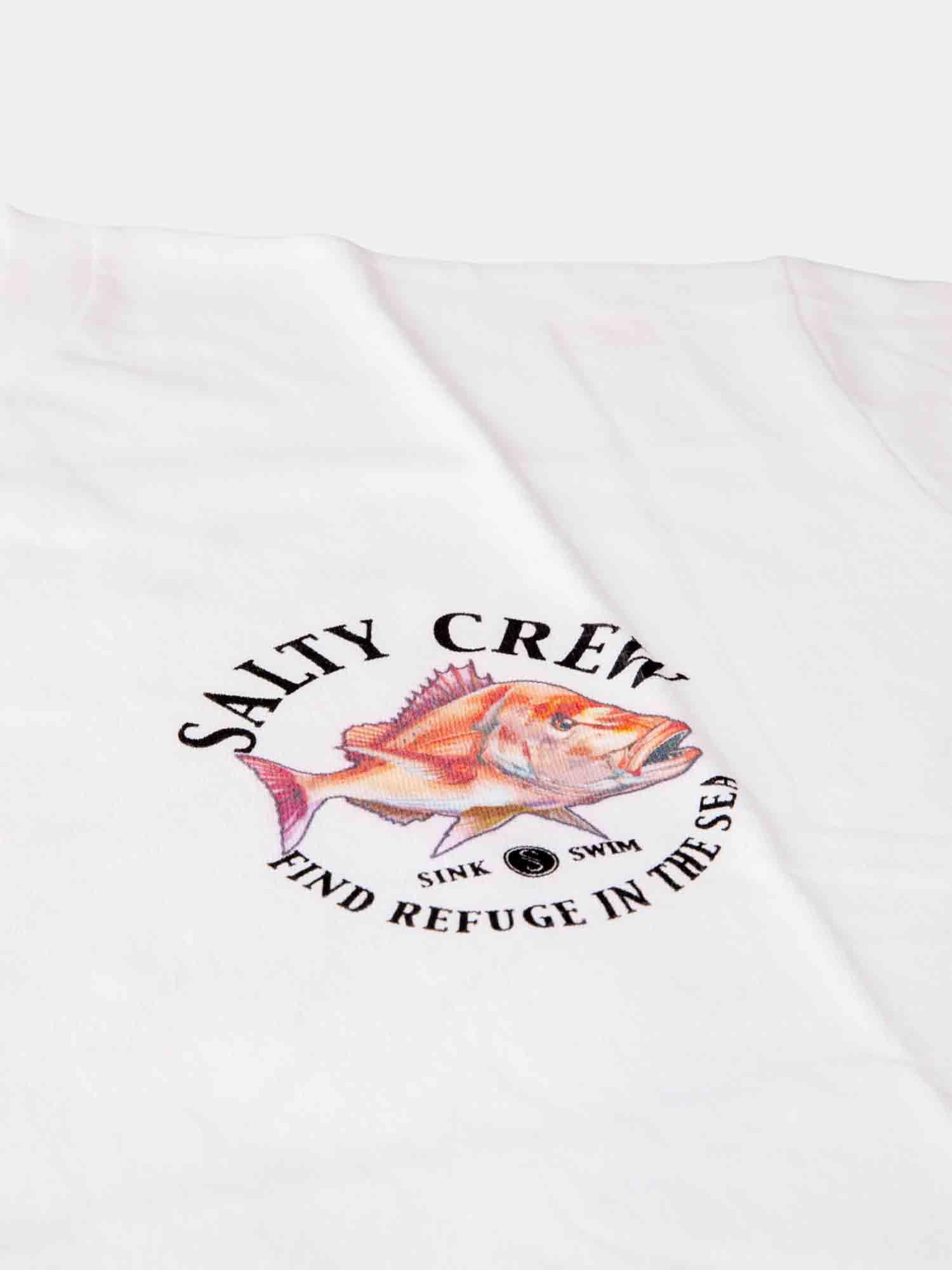 Salty Crew Snap Attack Standard Tee - White