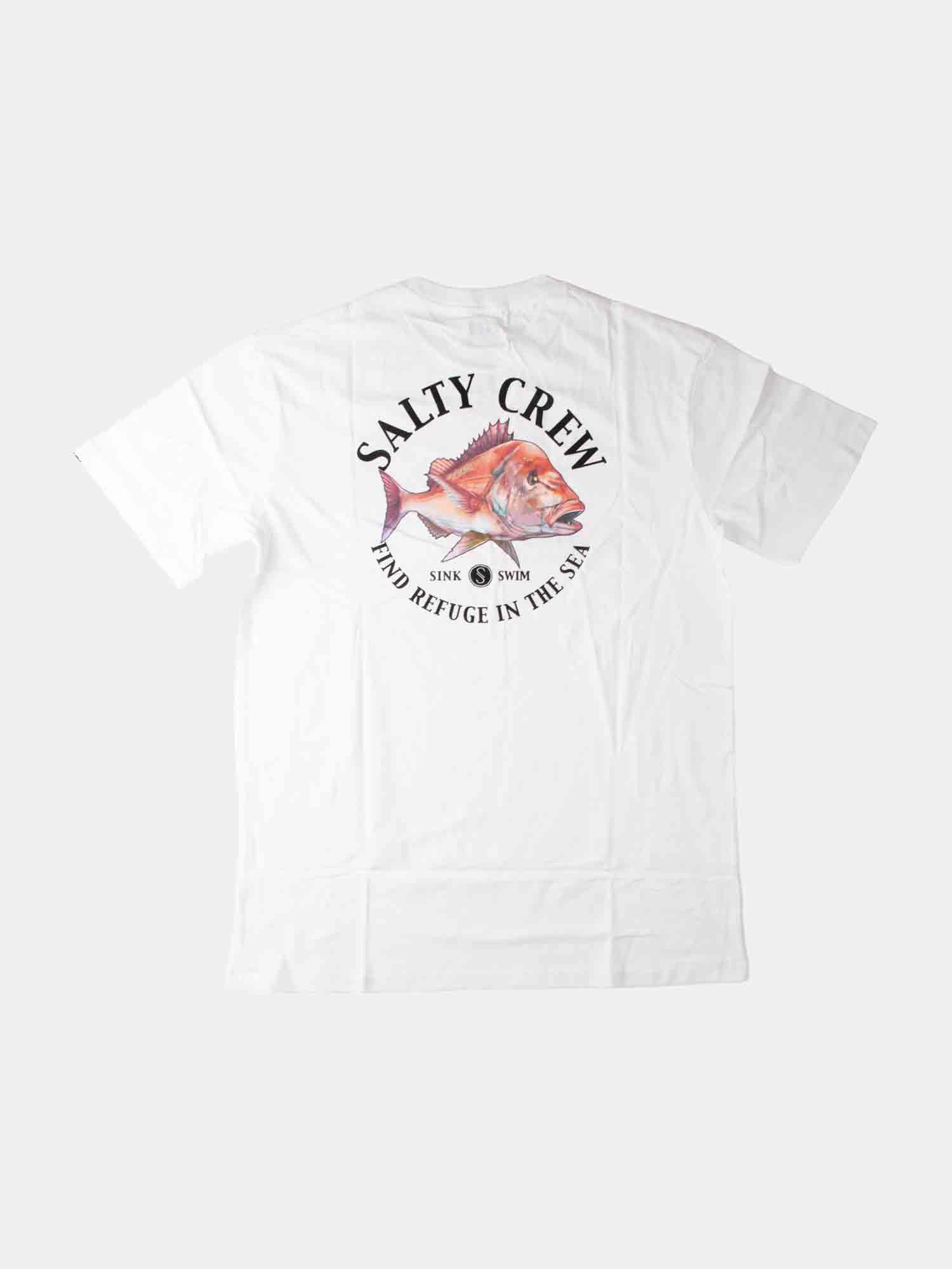 Salty Crew Snap Attack Standard Tee - White