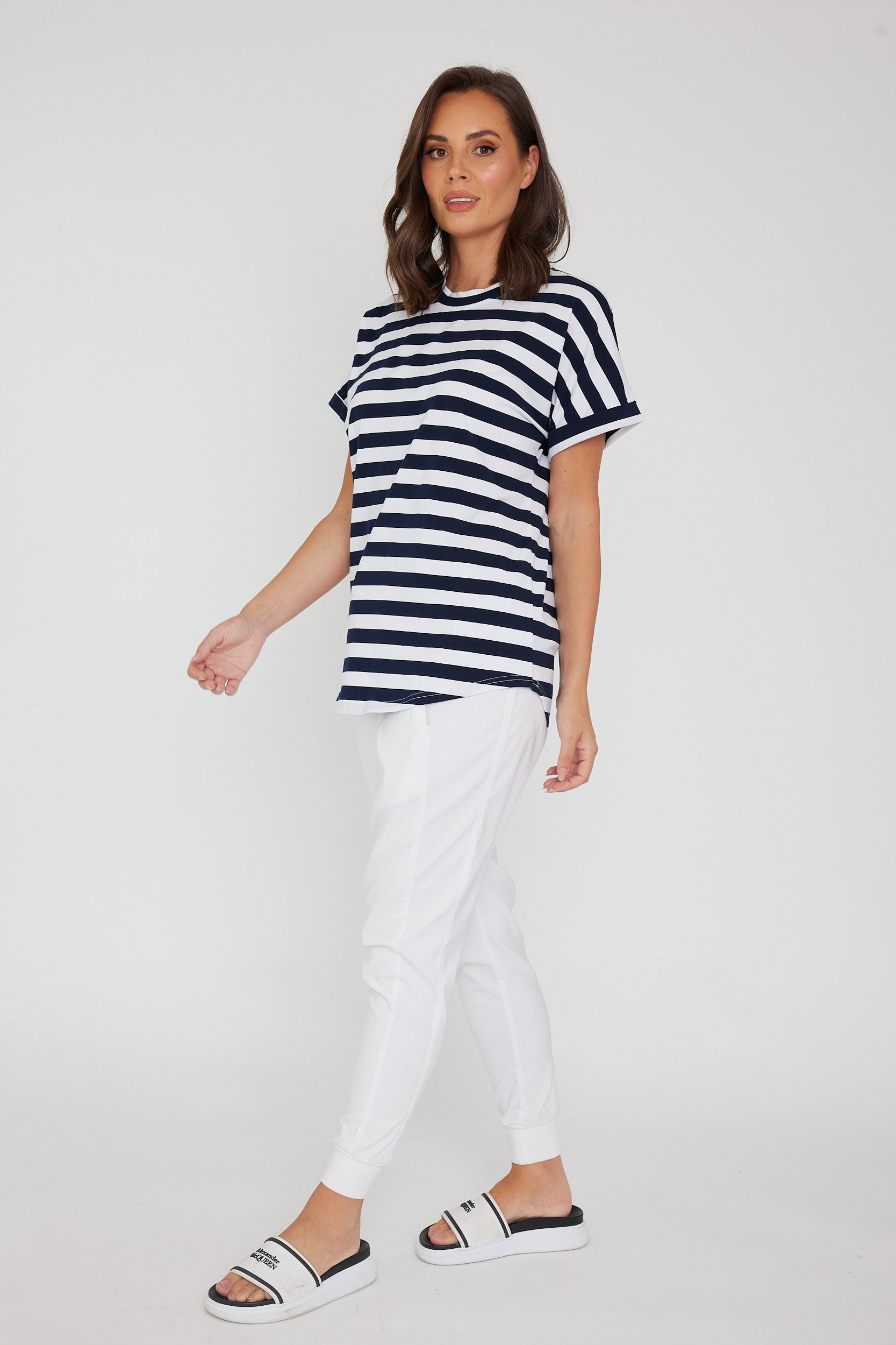 SANFORD Navy & White Stripe