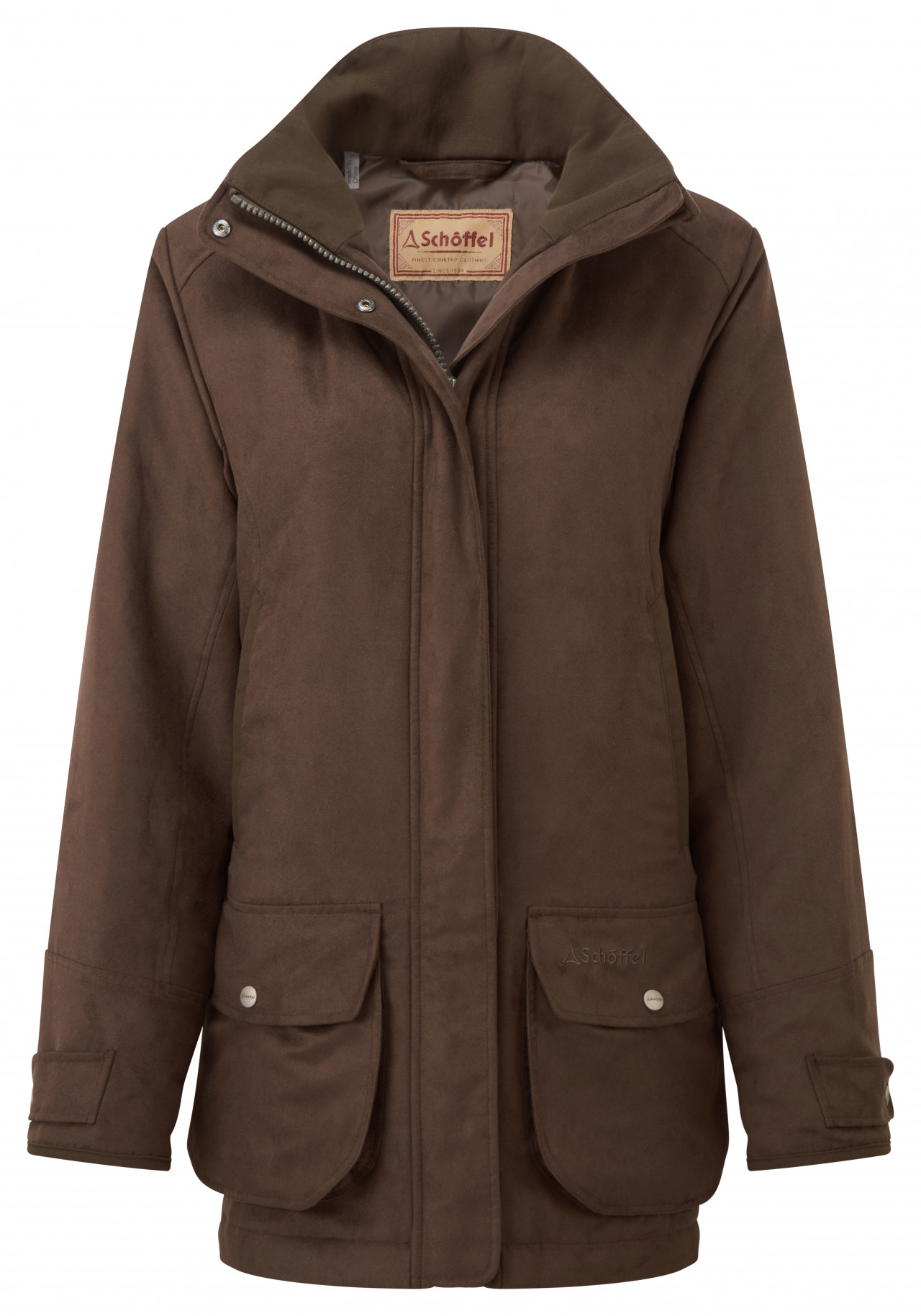 Schoffel Teal Shooting Coat Coffee