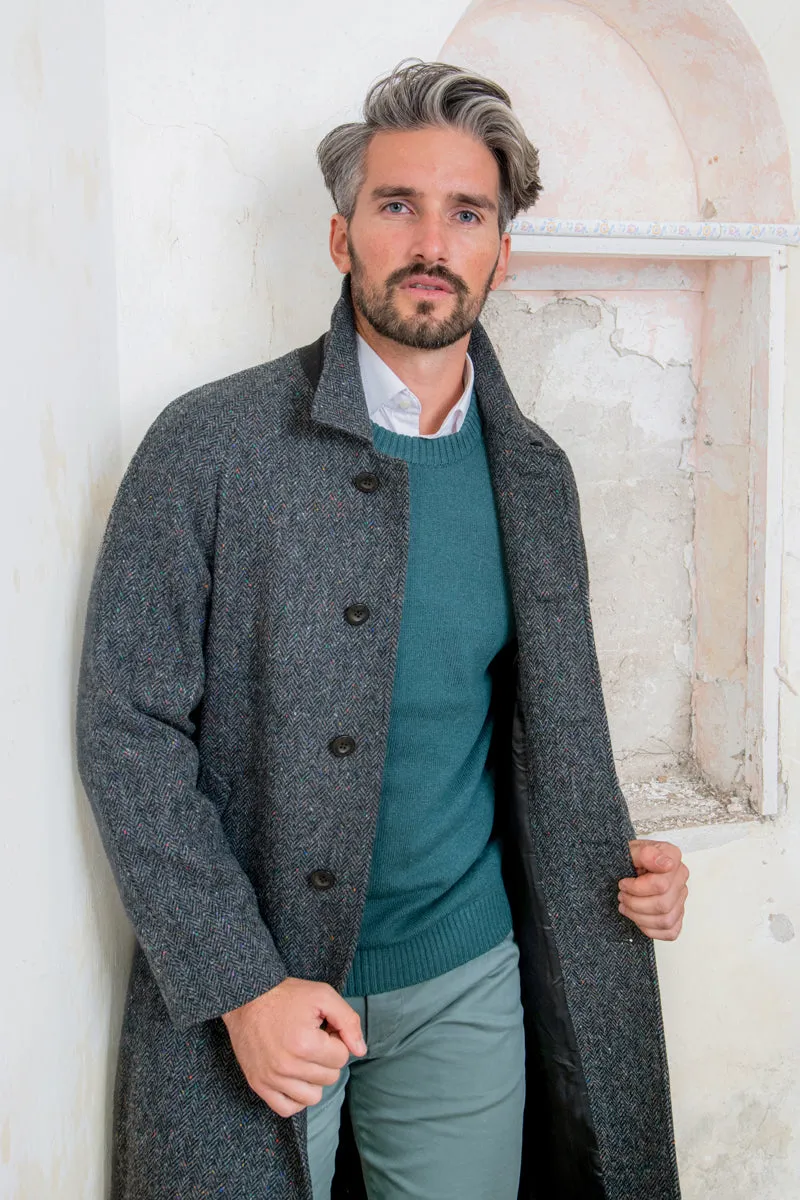 Sean Tweed Coat - Donegal Slate