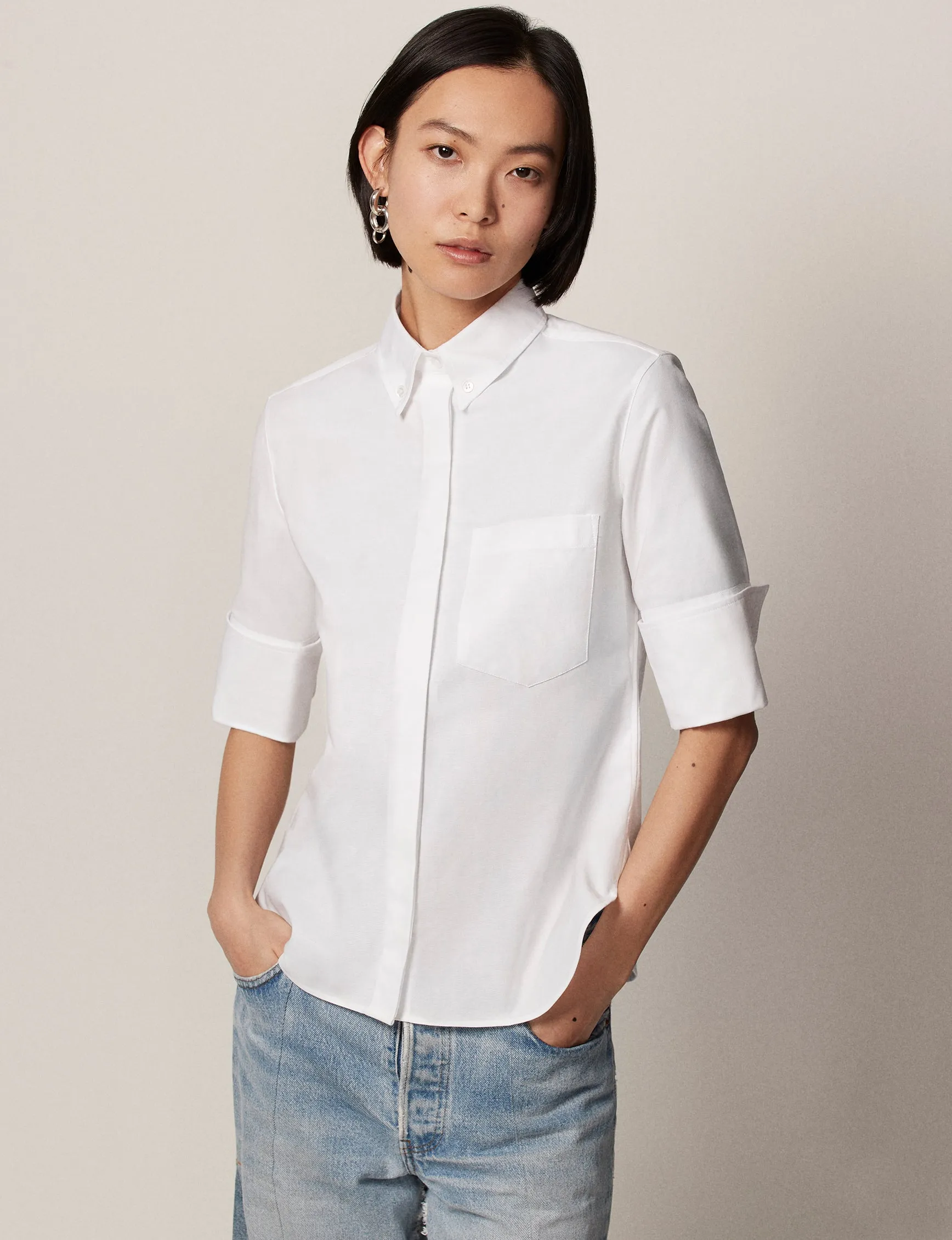 Short Sleeve Oxford Shirt