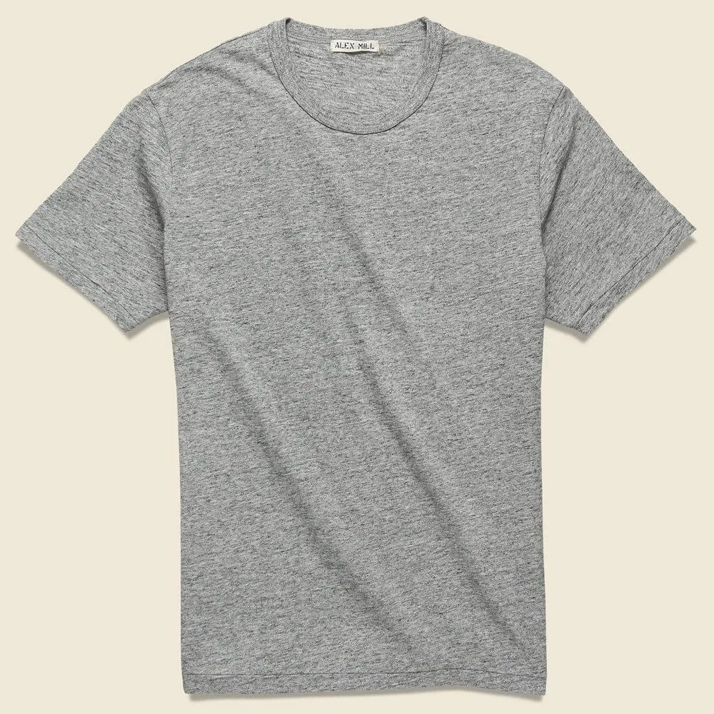 Standard Crew Tee - Heather Grey