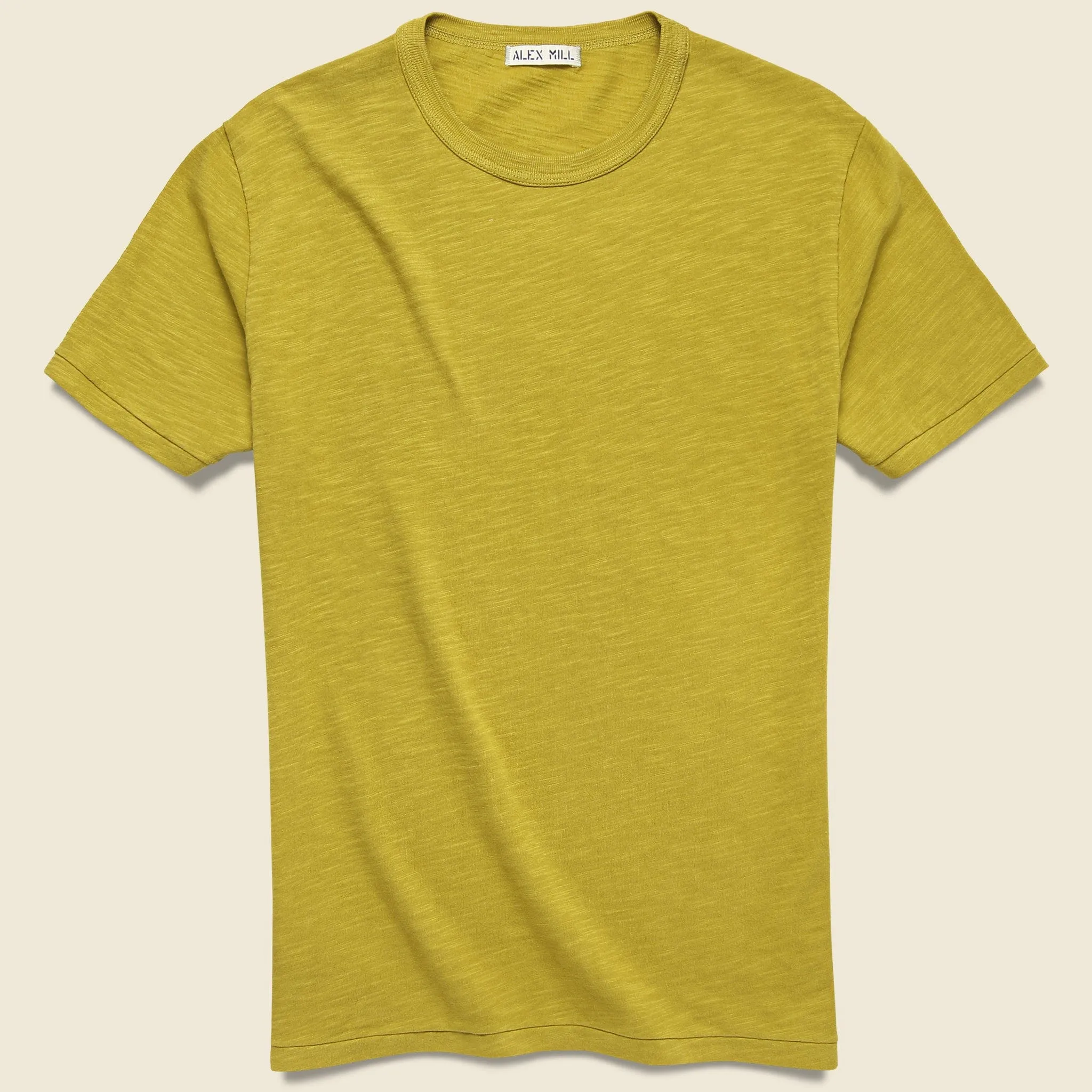 Standard Crew Tee - Yellow Khaki