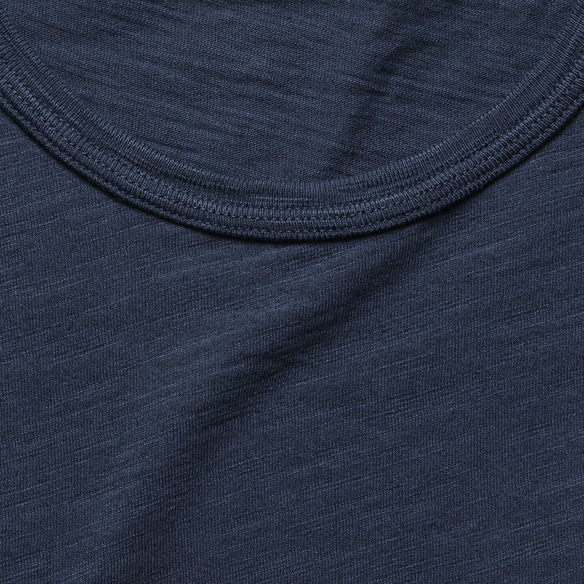 Standard Slub Crew Tee - Navy