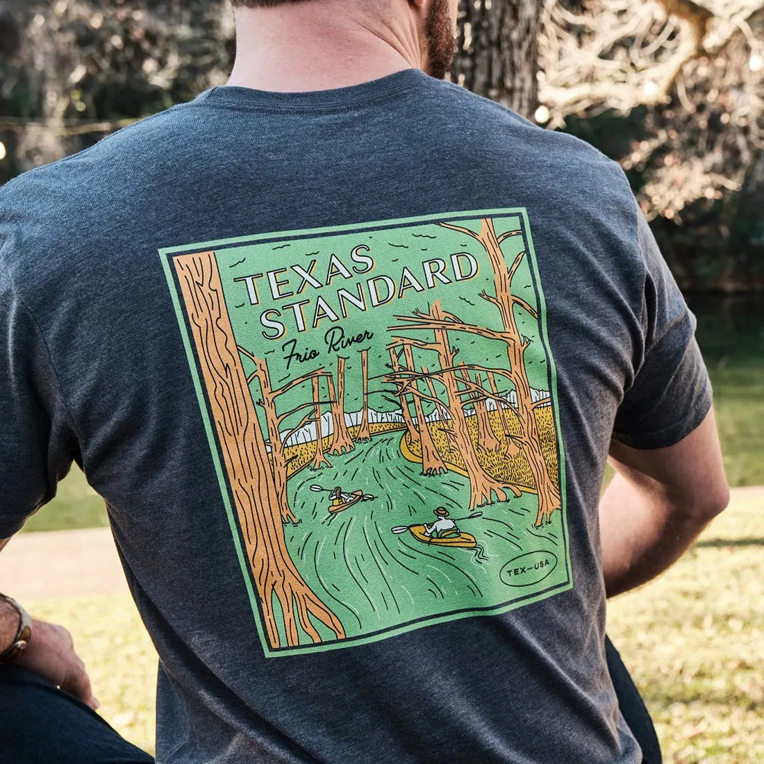 Texas Standard Frio River Landmark Tee - Men's