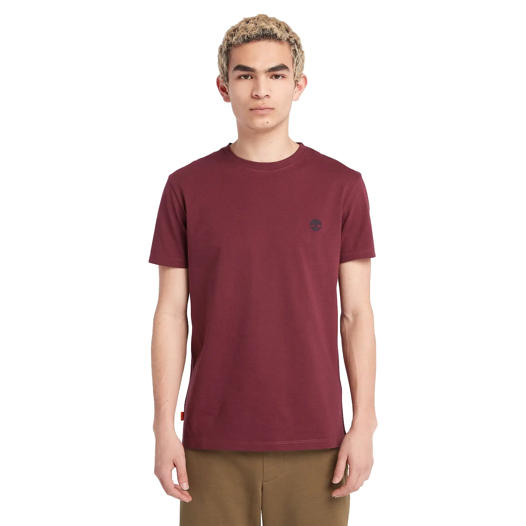 Timberland Mens Crew Neck T Shirt 'Dunstan River Jersey Crew' Slim Fit - Short Sleeved