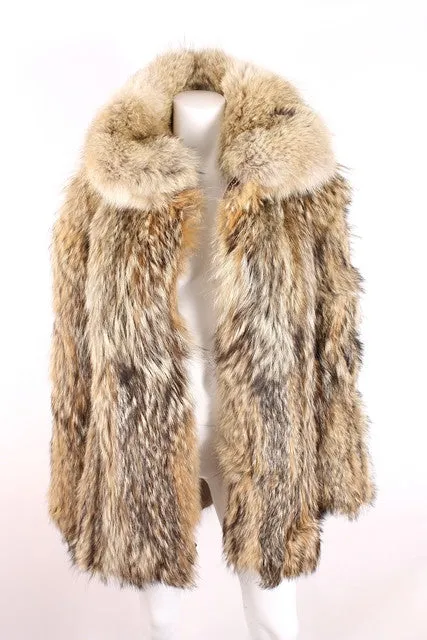 Vintage 70's COYOTE Fur Coat