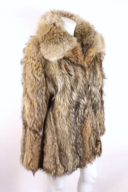 Vintage 70's COYOTE Fur Coat