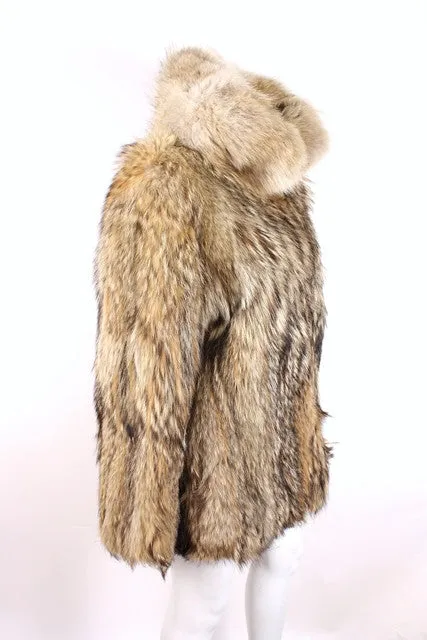 Vintage 70's COYOTE Fur Coat