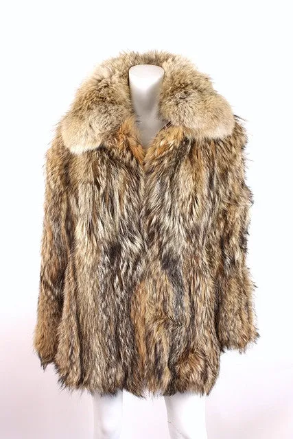 Vintage 70's COYOTE Fur Coat