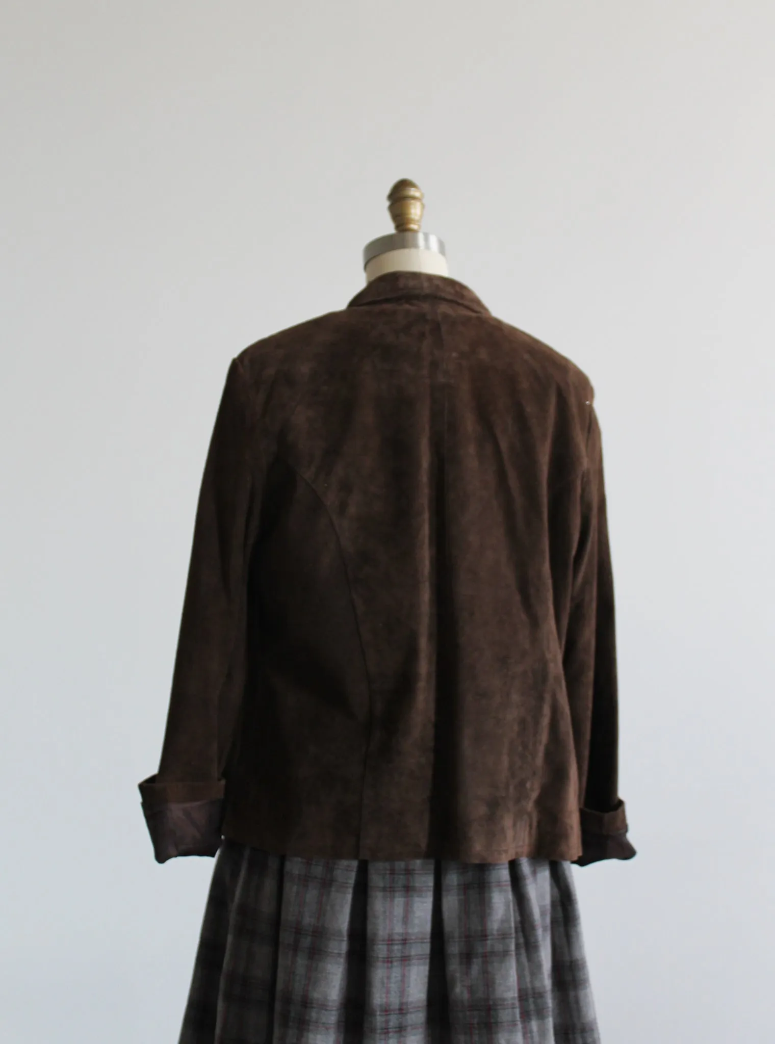 walnut suede jacket