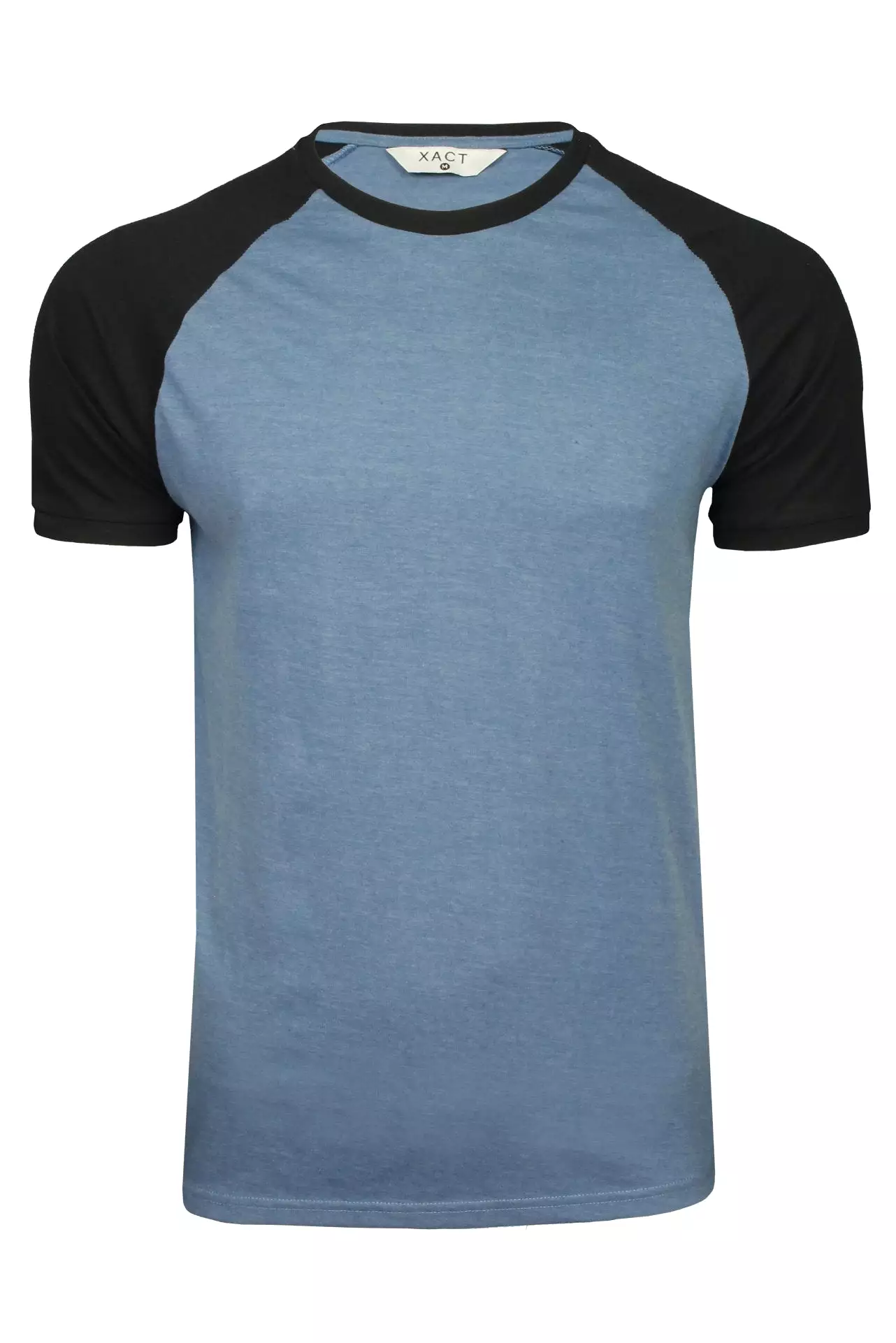 Xact Mens 3-Pack T-Shirts with Raglan Short Sleeves and Crew Neck Collar